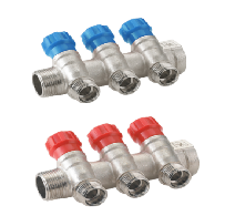 Mainfold with stop valve