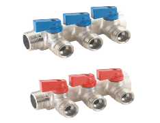 Mainfold with ball valve